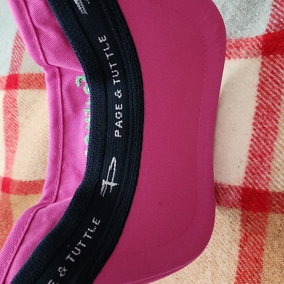 Page & Tuttle Eastman Golf Links Pink Golf Visor - Picture 4 of 4